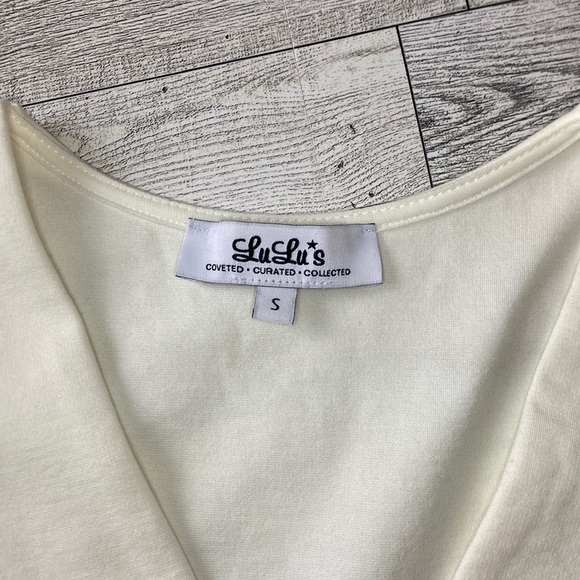 Lulus White Skater Dress | Size Small - Picture 5 of 7